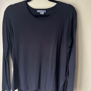 Vince Black Long Sleeve Top